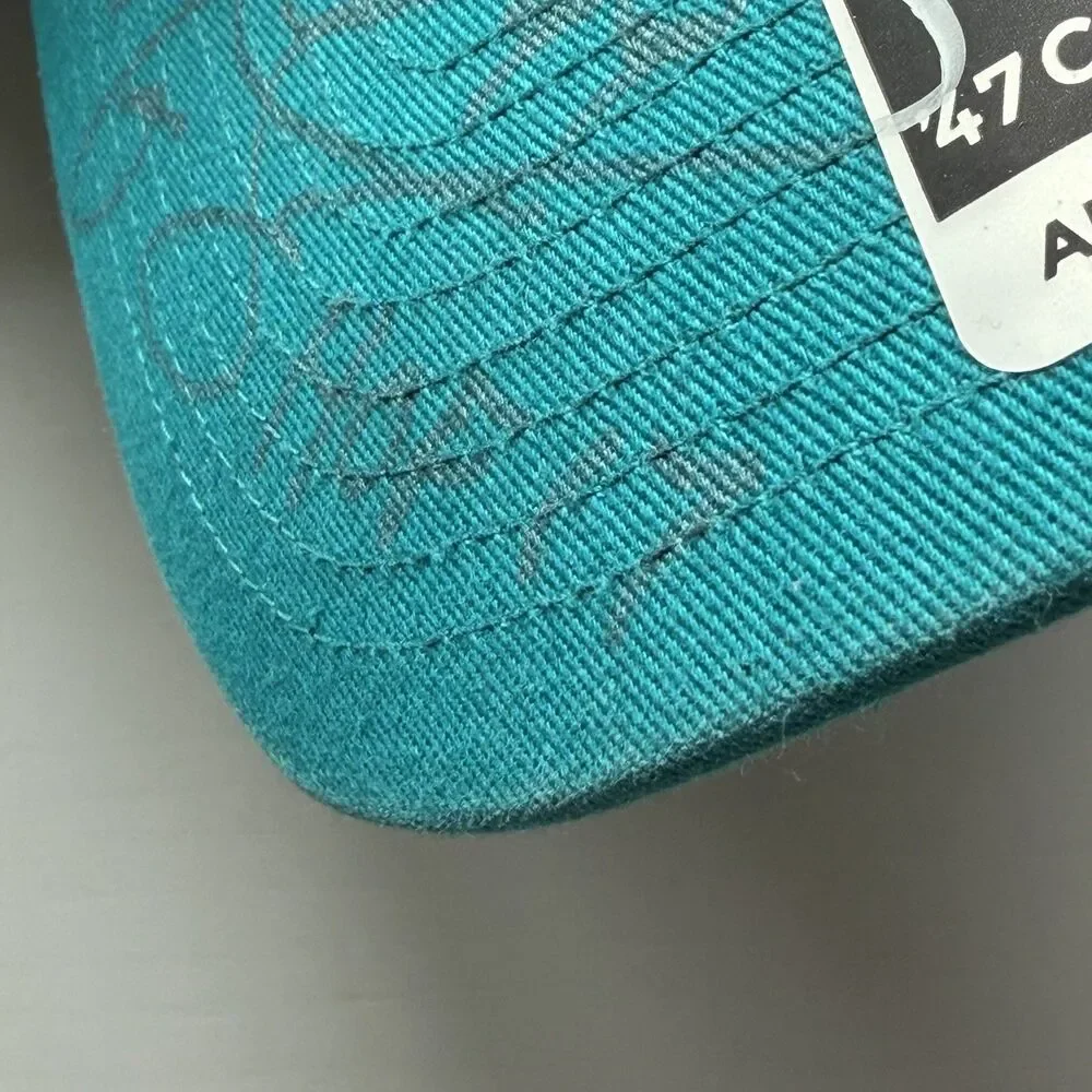 47 Brand Jason Taylor #99 Miami Dolphins Hat NFL Adjustable Autograph/Signed New